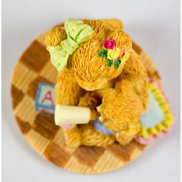 Vintage Osco Drug Resin Mama and Baby Bear Figurine 2.75" - Picture 5 of 6